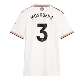 Arsenal Cristhian Mosquera #3 Derde tenue Dames 2025-26 Korte Mouw